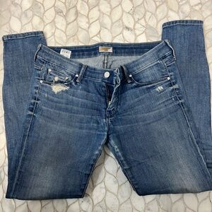Mother Jeans the Looker Ankle Zip Size 29